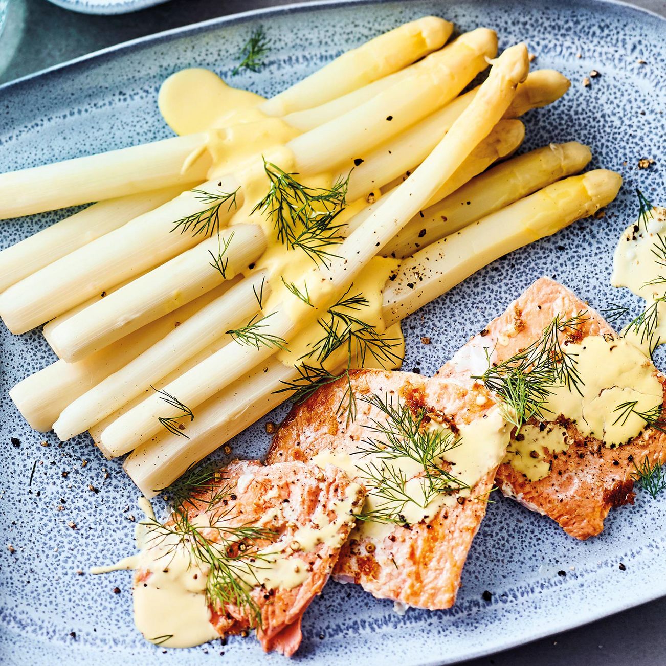 Spargel mit Lachs Elli Markt